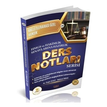 HUKAL HMGS-HAKİMLİK Milletlerarası Özel Hukuk Ders Notları Savaş Yayınları