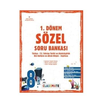 Okyanus Yayınları 8. Sınıf Classmate 1. Dönem Sözel Soru Bankası