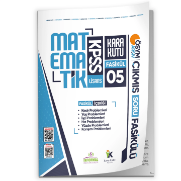 2026 KPSS Matematik Kara Kutu 5.Fasikül ÖSYM Çıkmış Soru Bankası PROBLEMLER 2 Çözümlü Modüler Set İnformal Yayınları