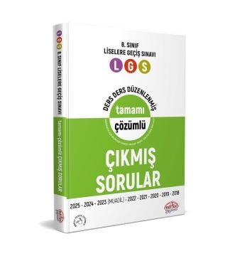 Editör Yayınları LGS Çıkmış Sorular ve Çözümleri