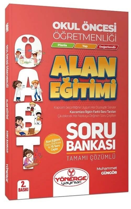 ÖABT Okul Öncesi Öğretmenliği Alan Eğitimi Soru Bankası Çözümlü -  Muhammet Güngör