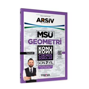 Marka Yayınları MSÜ Geometri Konu Konu Çıkmış Sorular Son 7 yıl Çıkmış Sorular