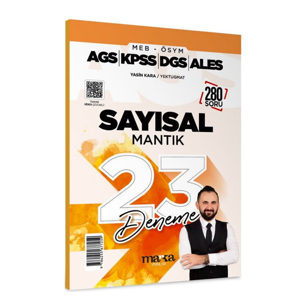 2026 MEB AGS KPSS DGS ALES Sayısal Mantık 23 Deneme Tamamı Video Çözümlü Marka Yayınları
