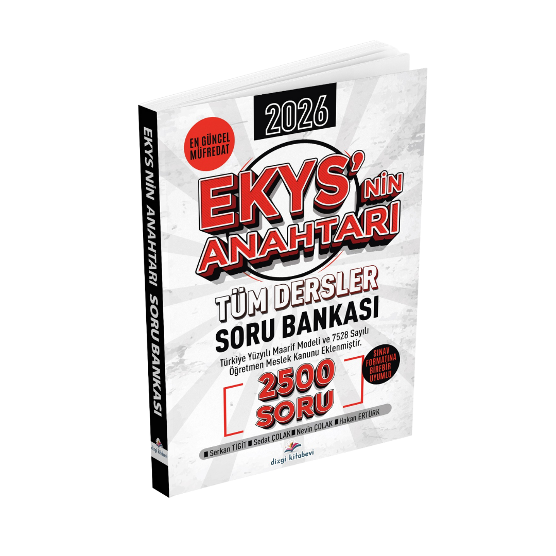 Dizgi Kitap 2026 MEB EKYS Müdür ve Müdür Yardımcılığı Ekys'nin Anahtarı Tüm Dersler Soru Bankası 2500 Soru Serkan Tigit