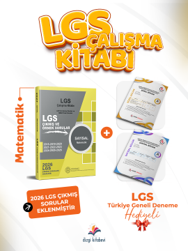 Dizgi Kitap 2027 8. Sınıf MEB LGS Matematik Çıkmış Sorular Çalışma Kitabı ve Örnek Sorular - LGS TG Deneme Hediyeli