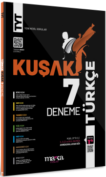 2024 TYT Türkçe Kolaydan Zora 7 Kuşak Deneme Tamamı Video Çözümlü Marka Yayınları