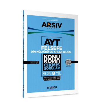 AYT Din Kültürü ve Ahlak Bilgisi - Felsefe Çıkmış Sorular Konu Konu Son 8 Yıl Tıpkı Basım Arşiv Serisi Çözümlü Marka Yayınları