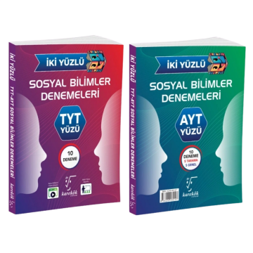 Karekök Yayınları TYT-AYT Sosyal Bilimler İki Yüzlü Deneme