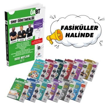 Dizgi Kitap 2025 Öabt Sınıf Öğretmenliği Maarif Modele Uygun Fasiküller Halinde Ders Notları Seti Hüseyin Küçüksubaşı