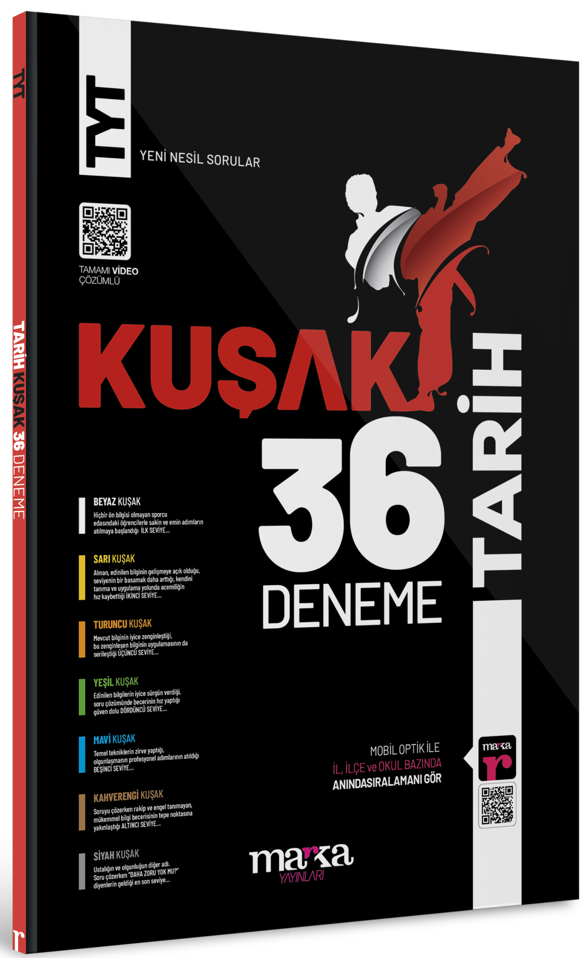 TYT Tarih Kolaydan Zora 36 Kuşak Deneme Tamamı Video Çözümlü Marka Yayınları