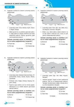 Dizgi Kitap 2026 KPSS MEB-AGS Haritalarla Coğrafya Tamamı Video Çözümlü Soru Bankası Kazım Sayın