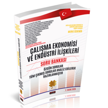 Çalışma Ekonomisi ve Endüstri İlişkileri Soru Bankası Kitabı Savaş Yayınları