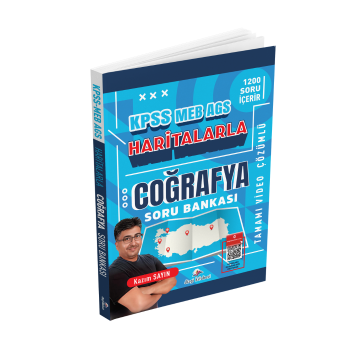Dizgi Kitap 2026 Kpss Meb Ags Haritalarla Coğrafya Tamamı Video Çözümlü Soru Bankası Kazım Sayın