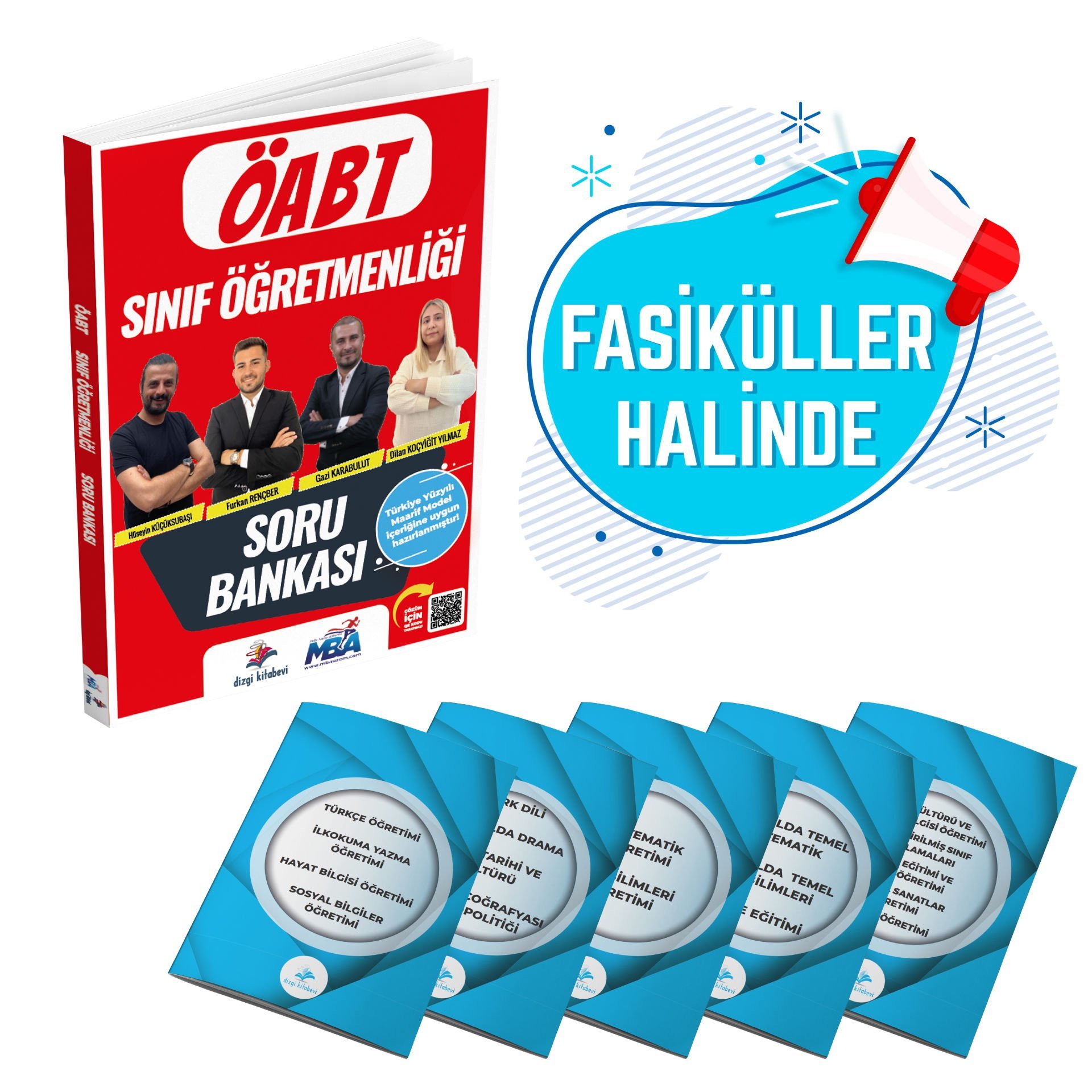 Dizgi Kitap 2025 Öabt Sınıf Öğretmenliği Maarif Modele Uygun Fasiküller Halinde Pdf Çözümlü Soru Bankası