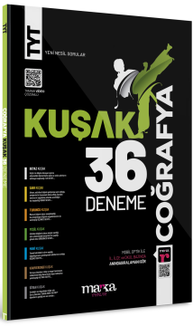 TYT Coğrafya 36 Kuşak Deneme Tamamı Video Çözümlü Marka Yayınları