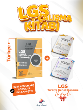 Dizgi Kitap 2027 MEB LGS Sözel Türkçe Çalışma Kitabı Çıkmış Sorular ve Örnek Sorular - LGS TG Deneme Hediyeli