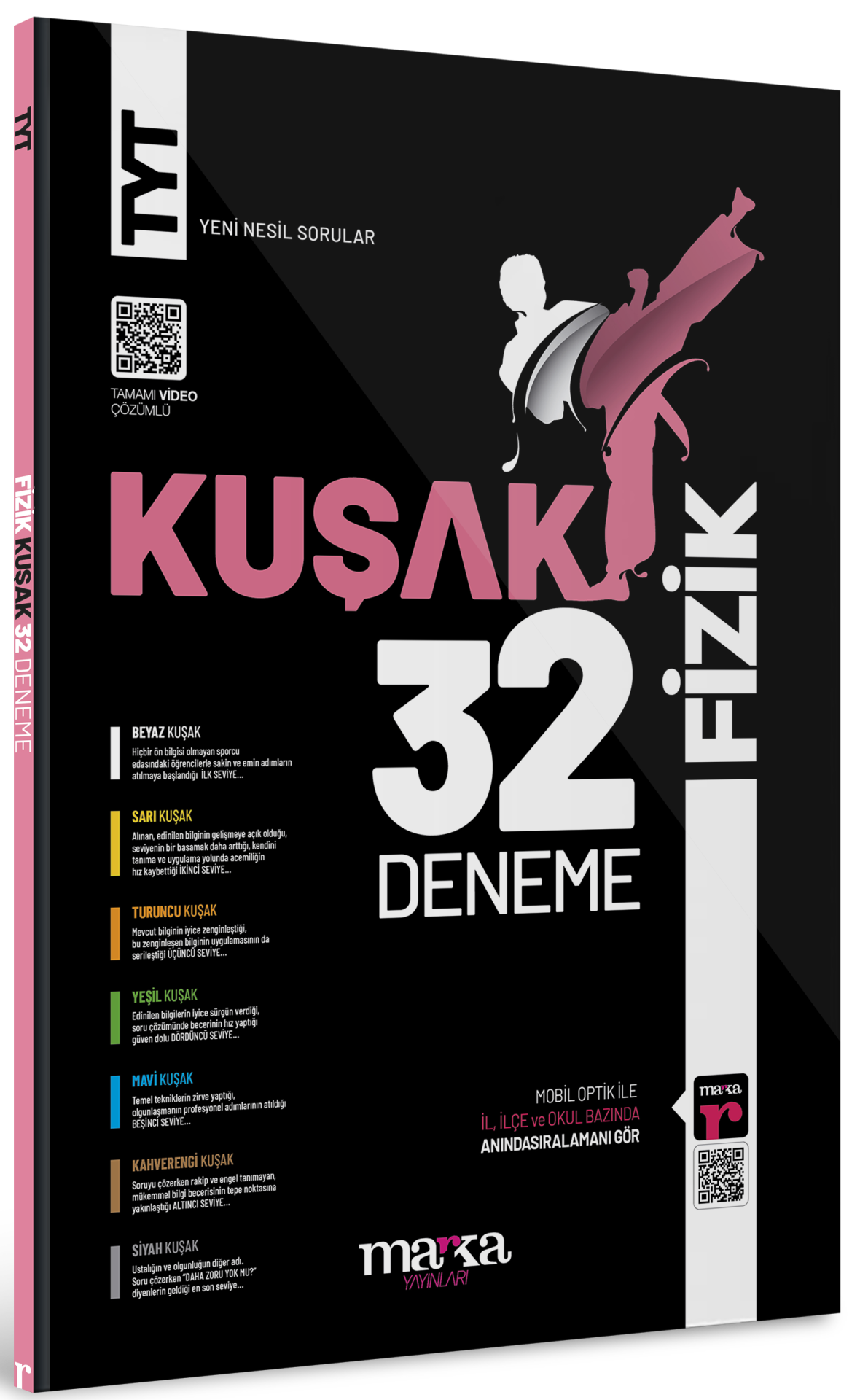 TYT Fizik 32 Kuşak Deneme Tamamı Video Çözümlü Marka Yayınları