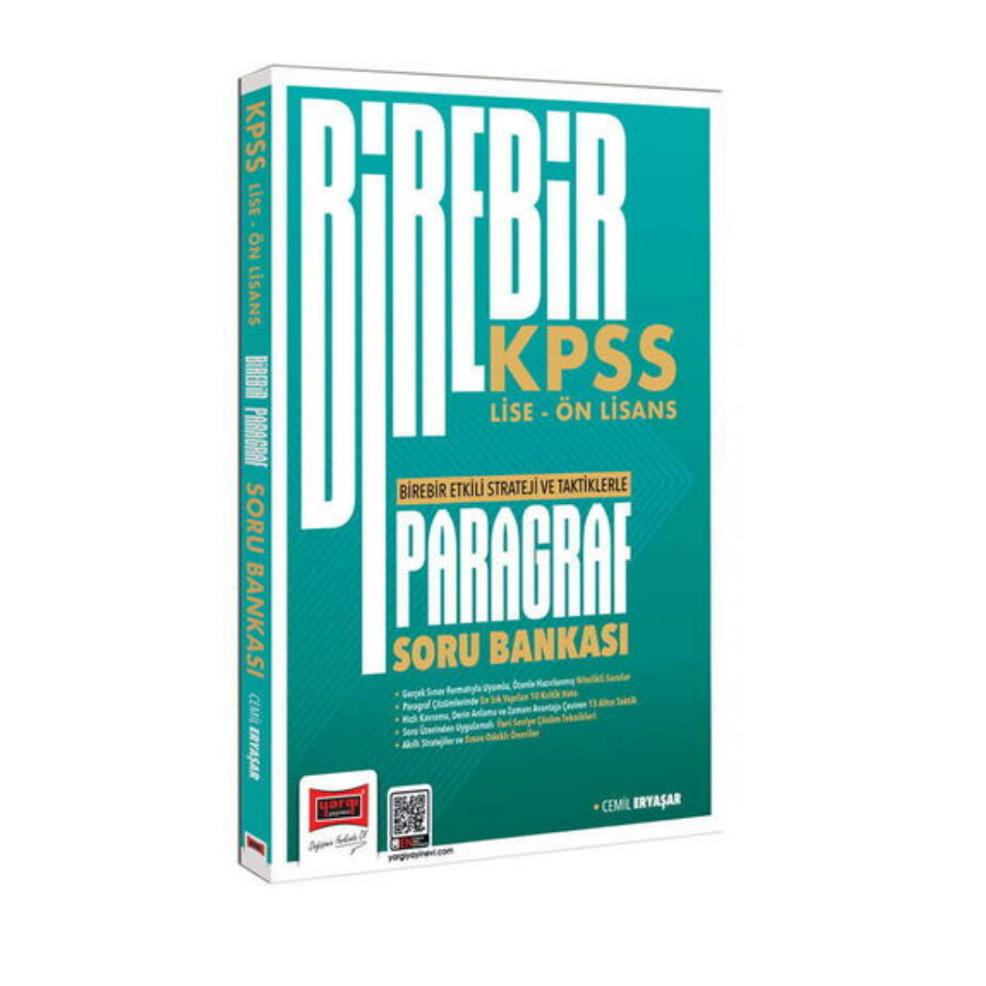 2026 Birebir KPSS Lise - Ön Lisans Paragraf Soru Bankası Yargı Yayınları