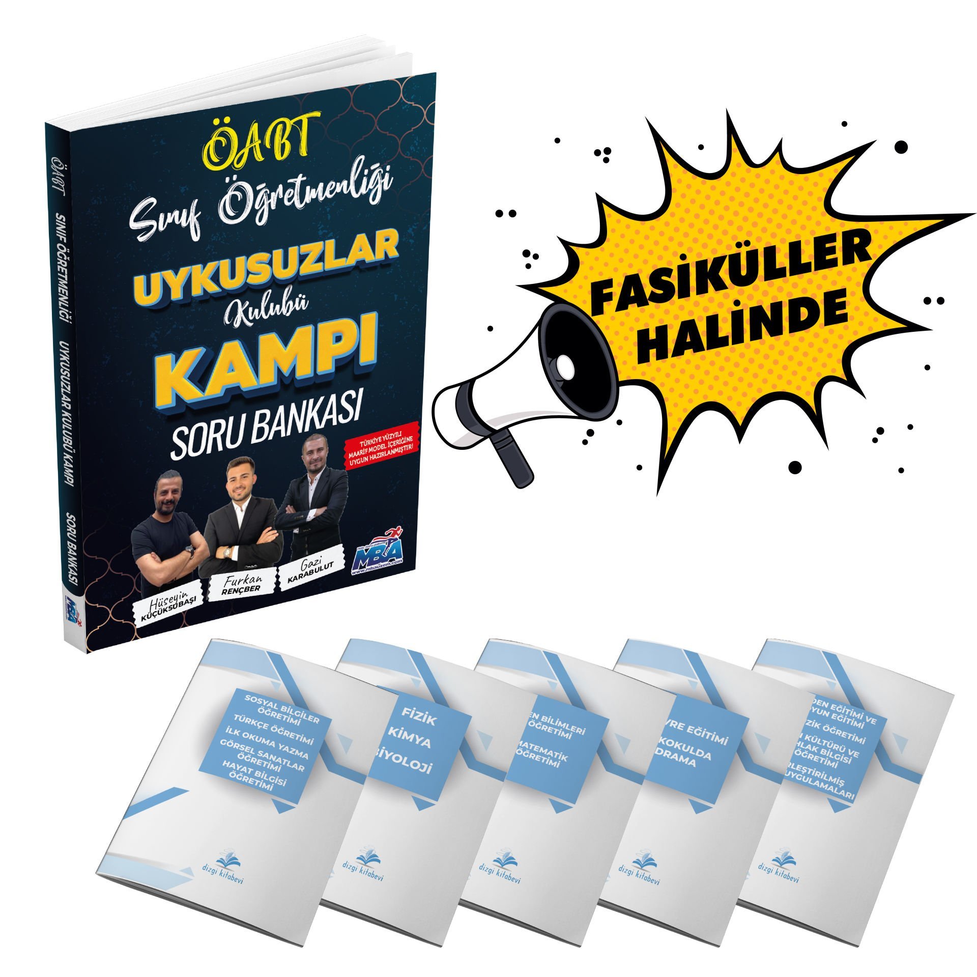 Dizgi Kitap 2025 Öabt Sınıf Öğretmenliği Fasiküller Halinde Uykusuzlar Kulübü Kampı Soru Bankası (Maarif Modele Uygun)