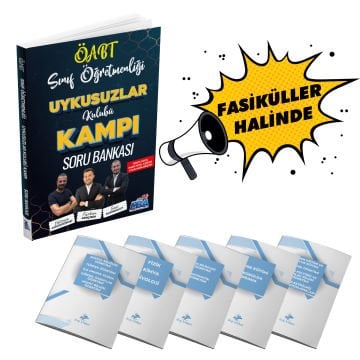 Dizgi Kitap 2025 Öabt Sınıf Öğretmenliği Fasiküller Halinde Uykusuzlar Kulübü Kampı Soru Bankası (Maarif Modele Uygun)