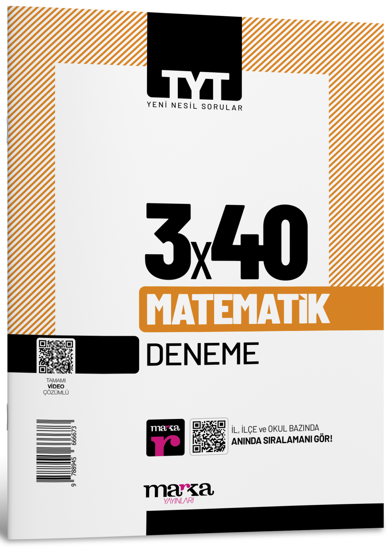 2026 TYT Matematik 3 Deneme Tamamı Video Çözümlü Marka Yayınları
