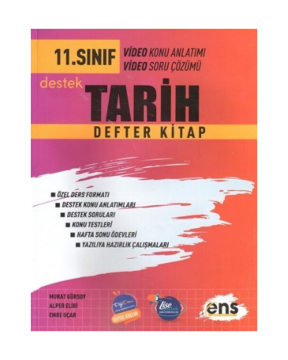 ENS Yayınları 11. Sınıf Tarih Defter Kitap
