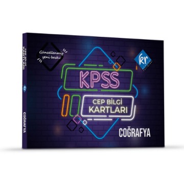 KPSS Tüm Sınavlar İçin Coğrafya Cep Bilgi Kartları KR Akademi