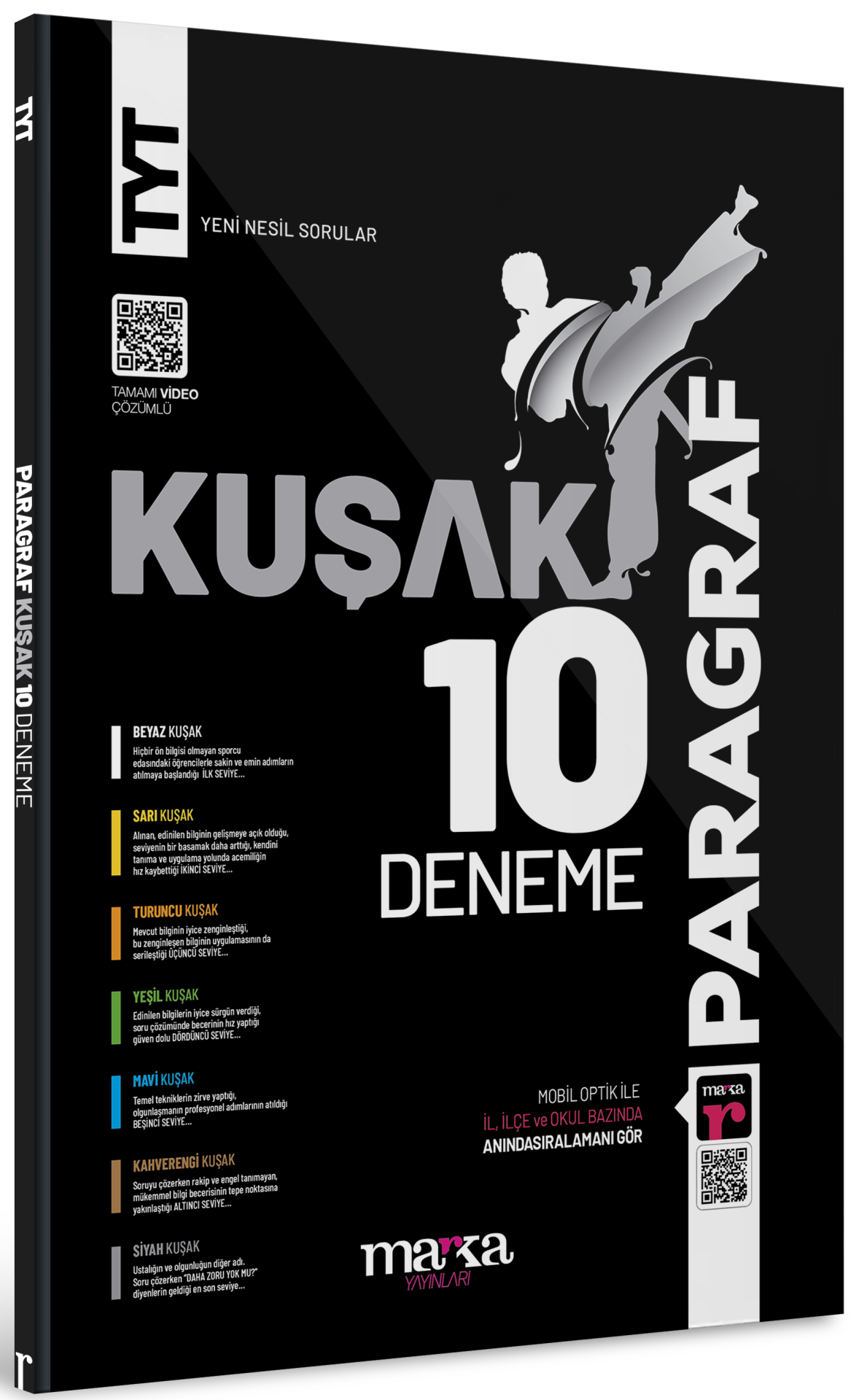2024 TYT Paragraf Kuşak 10 Deneme Tamamı Video Çözümlü Marka Yayınları