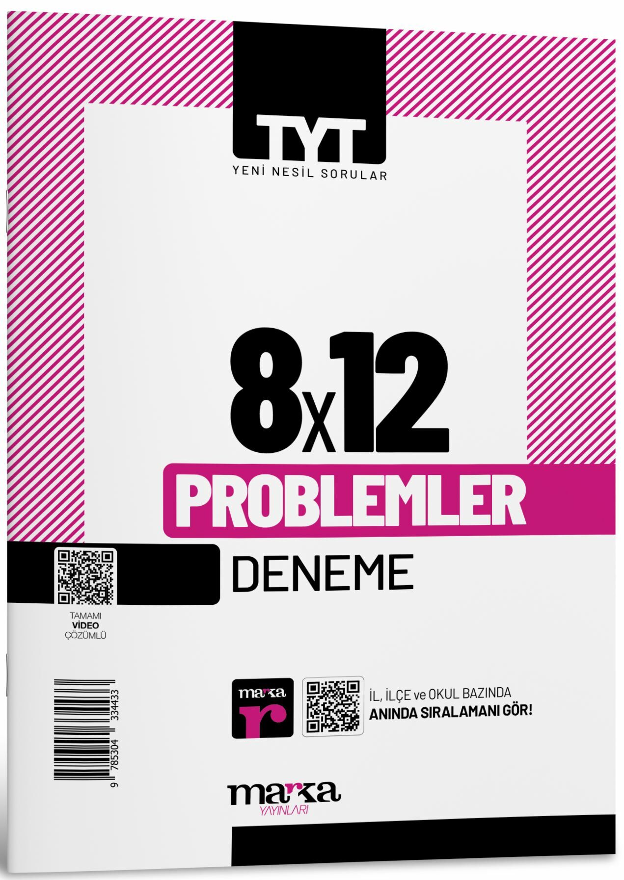 2025 TYT Yeni Nesil Problemler 8 Deneme Tamamı Video Çözümlü Marka Yayınları