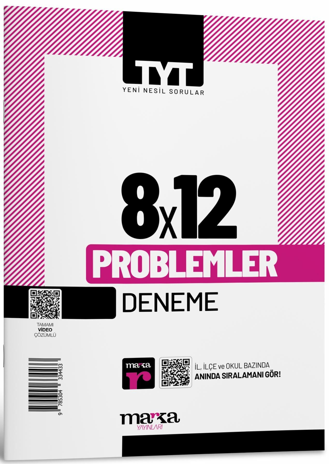 2026 TYT Yeni Nesil Problemler 8 Deneme Tamamı Video Çözümlü Marka Yayınları