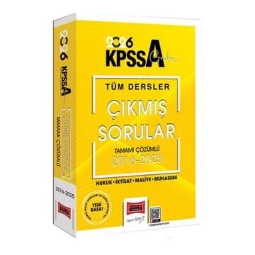 2026 KPSS-A Grubu Tüm Dersler 2016-2025 Tamamı Çözümlü Çıkmış Sorular Yargı Yayınları
