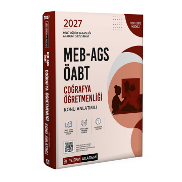 Pegem Yayınları 2027 MEB-AGS ÖABT Coğrafya Öğretmenliği Konu Anlatımlı