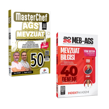 Dizgi Kitap 2026 MEB AGS Mevzuat Bilgisi 50 Deneme & MEB-AGS Mevzuat Bilgisi 40 Deneme İndeks Akademi Seti