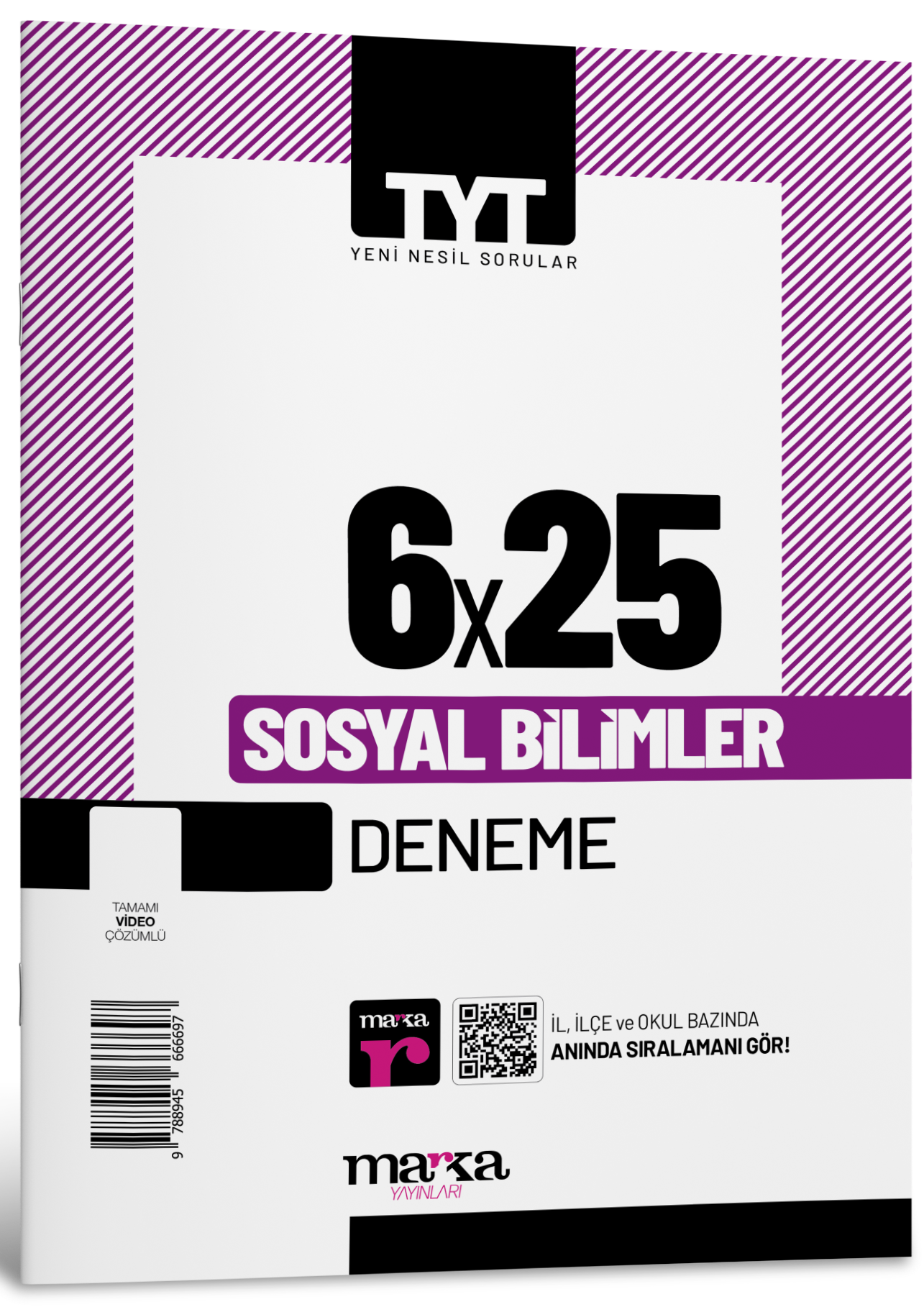 2026 TYT Sosyal Bilimler 6 Deneme Tamamı Video Çözümlü Marka Yayınları