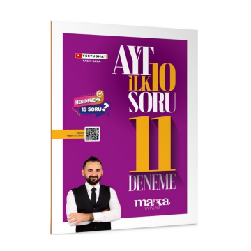 Marka Yayınları AYT Yektug Hoca Matematik İlk 10 Soru Konuları 11 Deneme