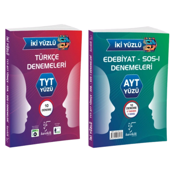 Karekök Yayınları TYT-AYT Türkçe Edebiyat İki Yüzlü Deneme
