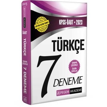 2023 KPSS ÖABT Türkçe Öğretmenliği 7 Deneme