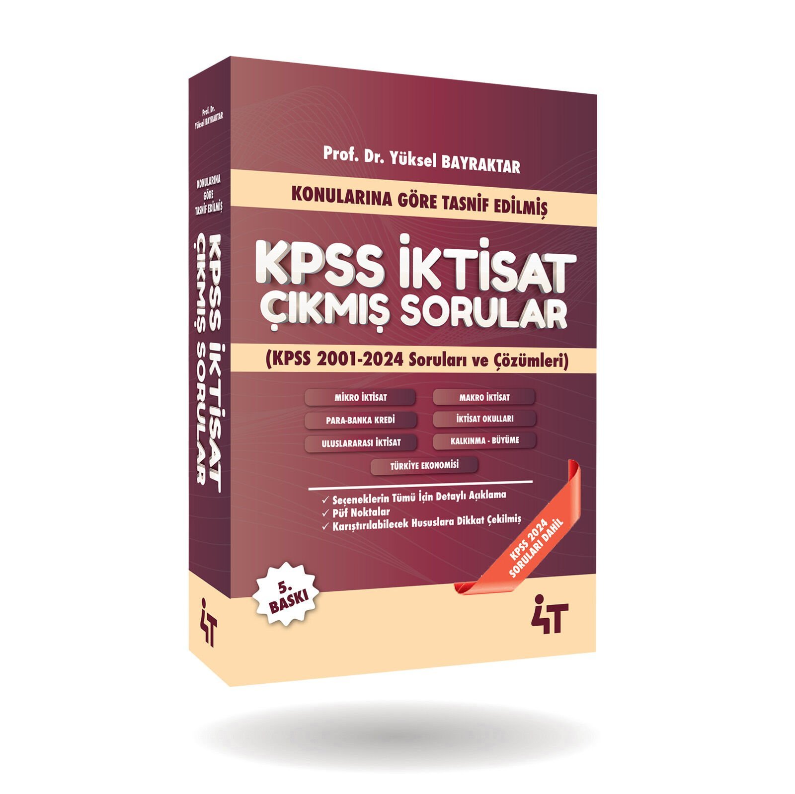 (KONULARINA GÖRE) KPSS İktisat Çıkmış Sorular 4t yayınları
