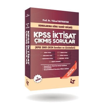 (KONULARINA GÖRE) KPSS İktisat Çıkmış Sorular 4t yayınları