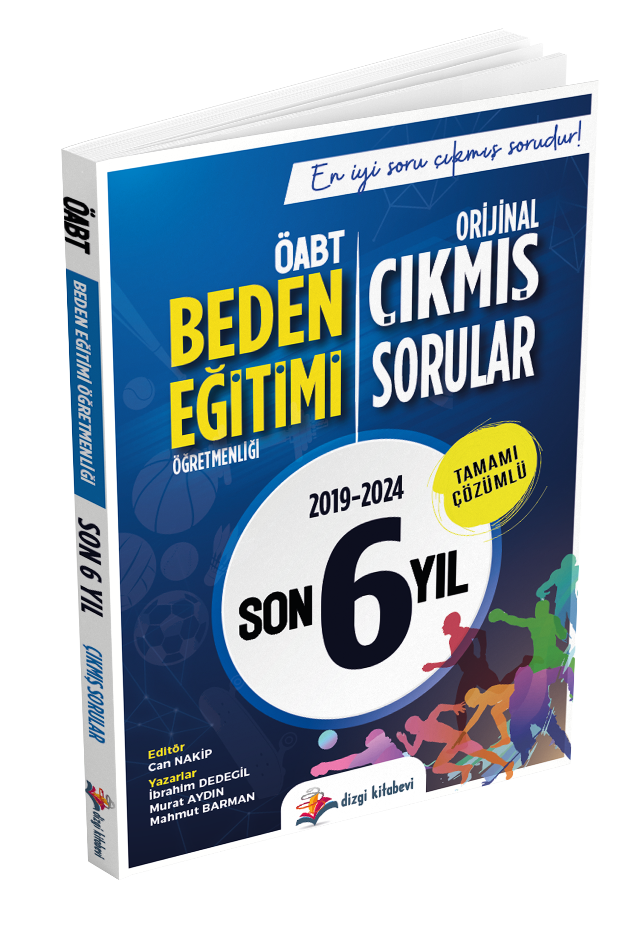 Dizgi Kitap ÖABT Beden Eğitimi Öğretmenliği Tamamı Çözümlü Son 6 Yıl Orijinal Çıkmış Sorular 2025