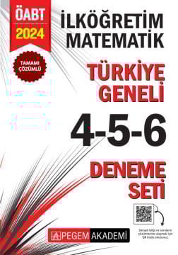 2024 KPSS ÖABT İlköğretim Matematik Tamamı Çözümlü Türkiye Geneli 4-5-6 (3'lü Deneme Seti)