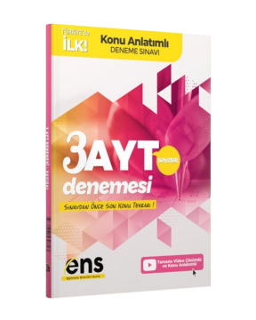 ENS Yayınları AYT Sayısal 3'lü Konu Anlatımlı Deneme