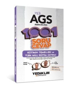 MEB AGS Eğitimin Temelleri ve Türk Milli Eğitim Sistemi 1001 Soru Cevap Yediiklim Yayınları