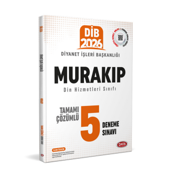 Diyanet İşleri Başkanlığı Murakıp Tamamı Çözümlü 5 Deneme Sınavı Data Yayınları