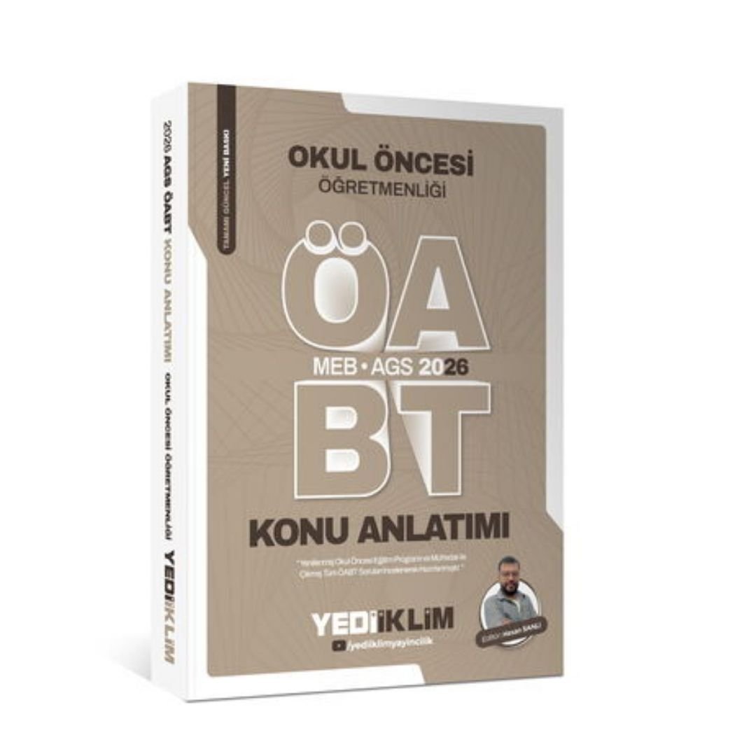 MEB AGS ÖABT Okul Öncesi Öğretmenliği Konu Anlatımı Yediiklim Yayınları