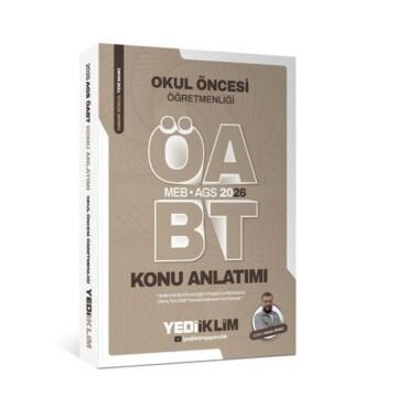 Yediiklim Yayınları MEB-AGS ÖABT Okul Öncesi Öğretmenliği Konu Anlatımı Hasan SANLI