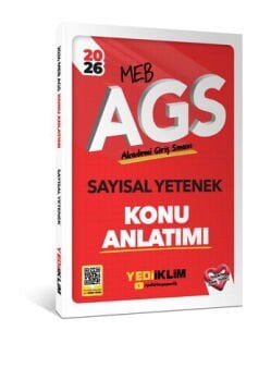 Yediiklim Yayınları 2026 MEB-AGS Sayısal Yetenek Konu Anlatımı