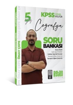 Retro Yayıncılık 2026 KPSS Genel Kültür Coğrafya Soru Bankası Önay Çepe