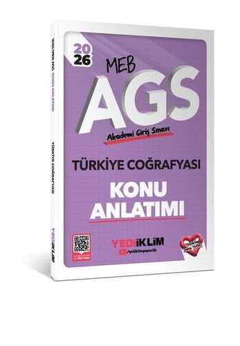 2026 MEB AGS Türkiye Coğrafyası Konu Anlatımı Yediiklim Yayınları