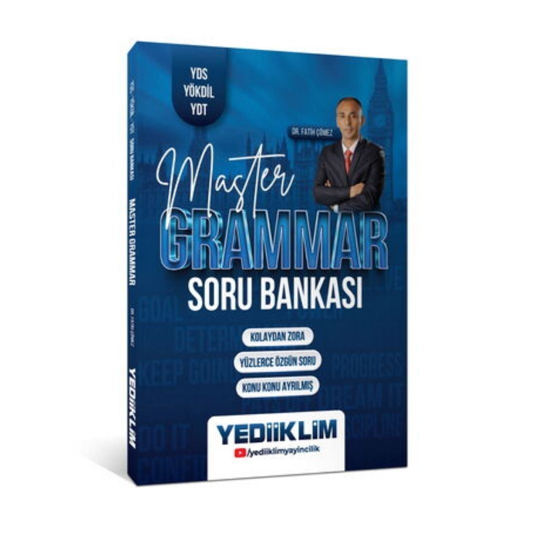 YDS YÖKDİL YDT Master Grammar Soru Bankası Yediiklim Yayınları